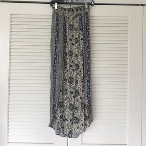 Urban Outfitters floral skirt with slit